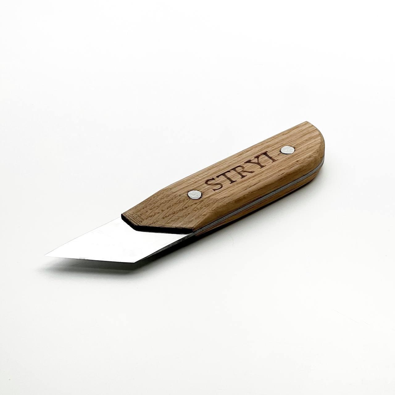 Ніж-косяк 45°, 40мм STRYI Profi для вирізання з дерева, фото 1