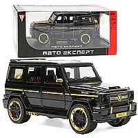 Машинка металева "АвтоЕксперт" Mercedes-Benz G-Class,Мерседес Гелик, світло звук відкриваються двері , 1:24