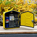 Каністра бар 5 л жовта, оригінальний подарунок для чоловіка, шефа, чоловіка, фото 2