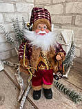 Санта Клаус з  ведмедиком, фігурка, h  32 см, фото 5