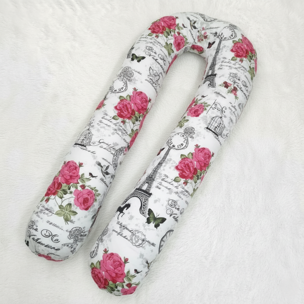 Подушка для вагітних Париж Ейфелева вежа підкова обіймашка, фото 1