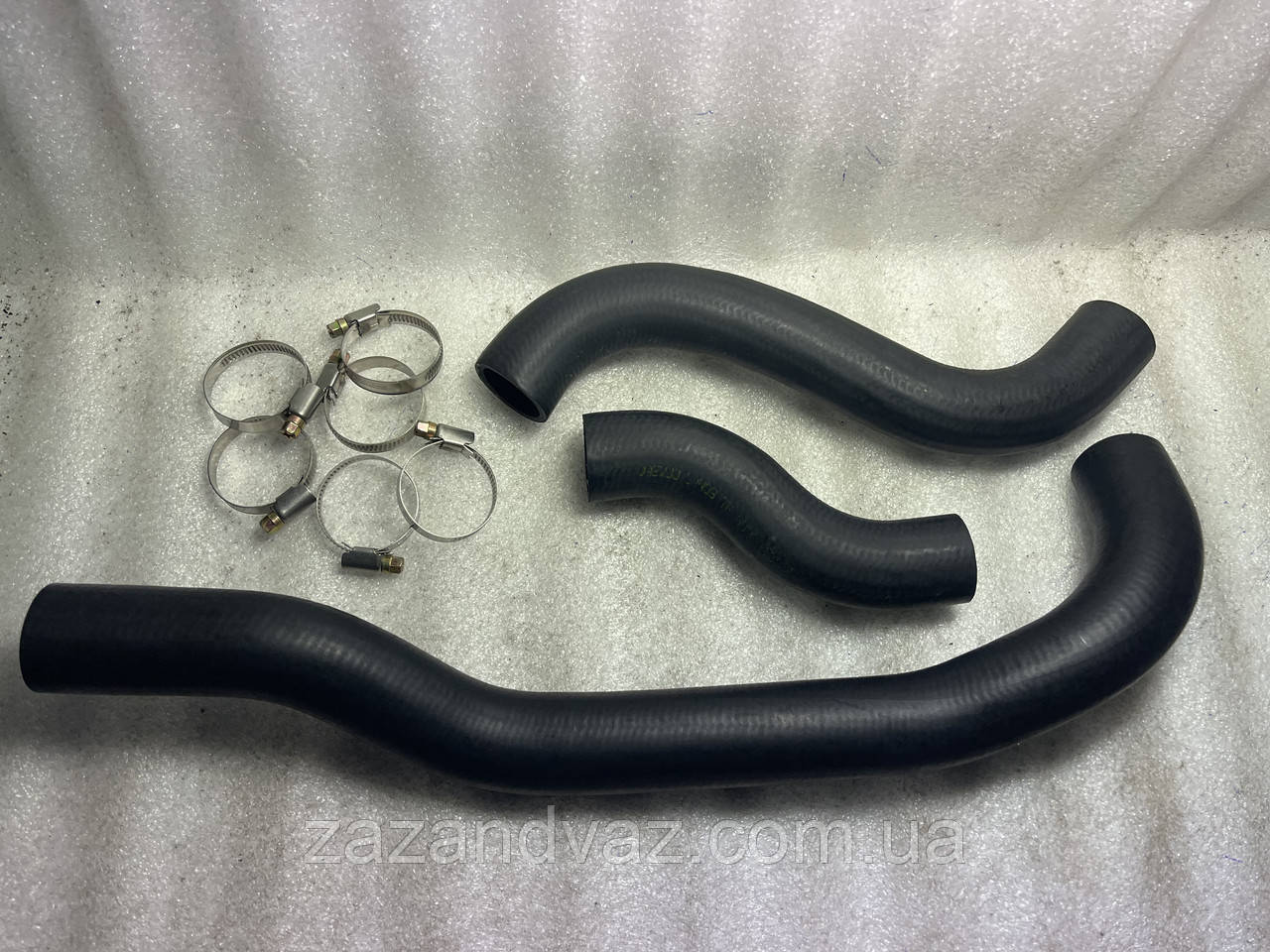 Патрубки системи охолодження Ланос 1.4 Lanos 1.4 ASR комплект з хомутами