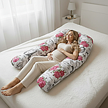 Подушка для вагітних Париж Ейфелева вежа підкова обіймашка, фото 5