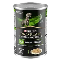 Вологий лікувальний корм PURINA PRO PLAN Veterinary Diet HA Hypoallergenic для собак при харчових алергіях 400 гр