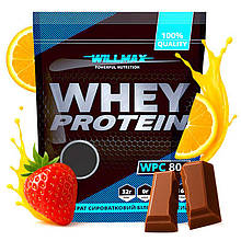 Сироватковий протеїн Willmax Whey Protein 80% 920 г зі смаком