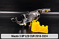 Хромована маска Mazda 3 BP LED EUR (2018-2024) права, фото 2