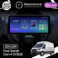 Магнітола Ford Transit 3 (2016-2022)  Resonance Ultra M4 (7862) 4/64, 10.25" QLED, 360 (BMW Style)