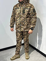 Армейська зимова форма піксель тактичний костюм Soft Shell надійний захист від вітру та вологи для військових