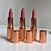 Подарунковый набір сатинових помад Charlotte Tilbury Iconic Hollywood Lipstick Trio Gift Set K.I.S.S.I.N.G 3 х 1.5 г, фото 9