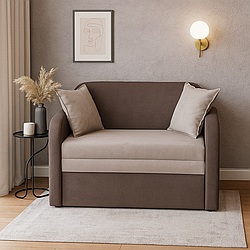 Розкладний м'який дитячий маленький диван малютка ліжко в кімнату підлітка дівчини хлопця Карлсон 1,1 Мікс Меблі