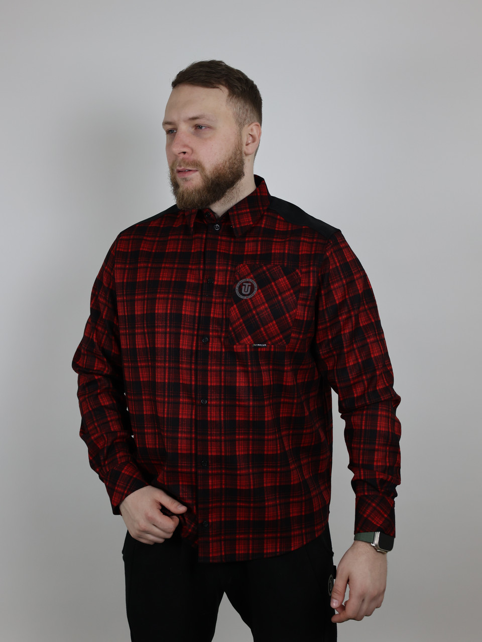 Сорочка ULTIMATUM Gridlock Червоний, фото 1