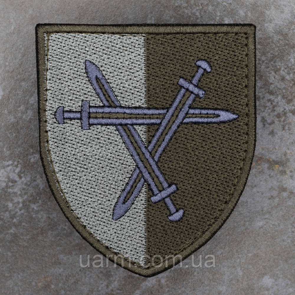 Шеврон 32 ОМБр олива, фото 1