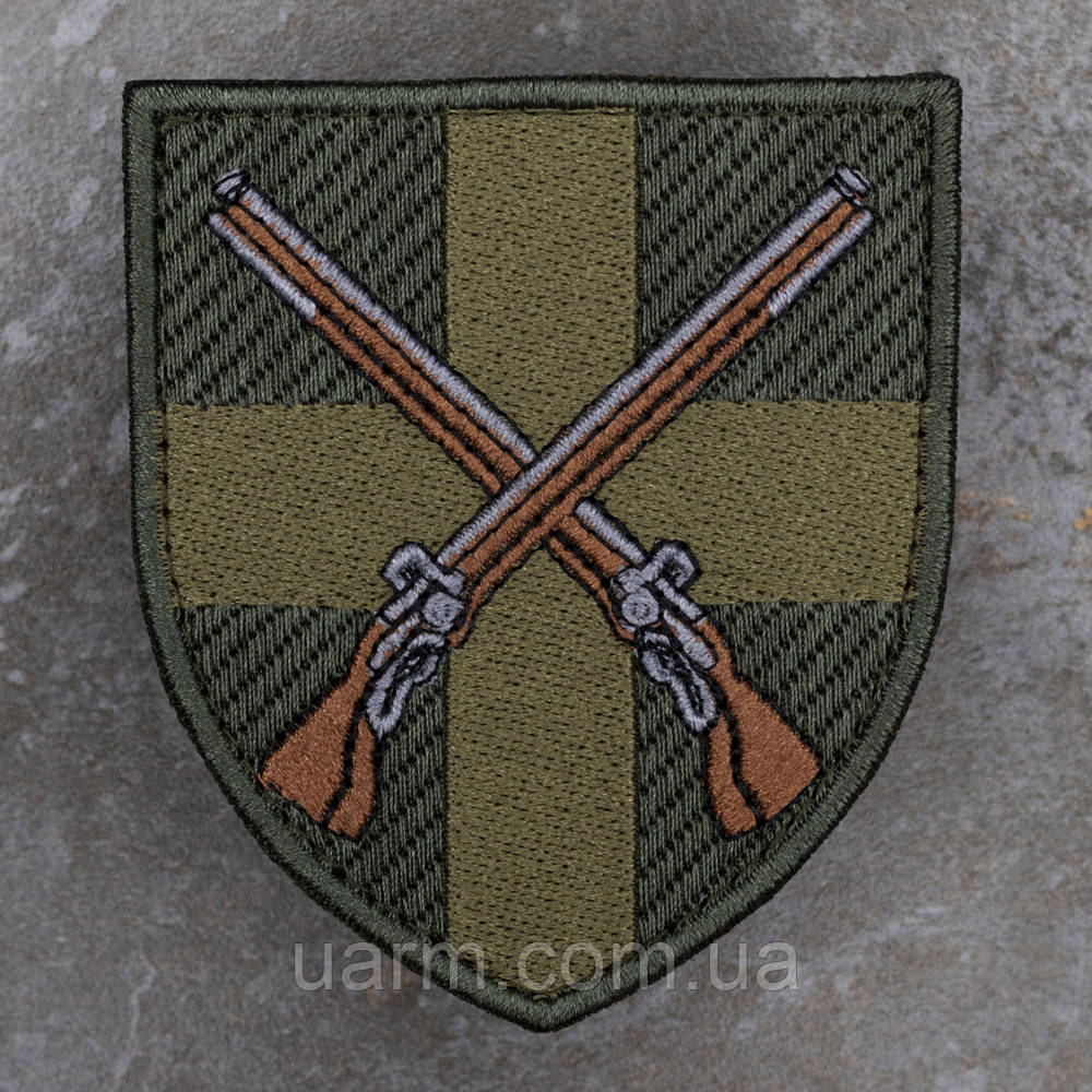 Шеврон 144 ОМБр олива, фото 1