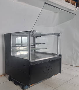 Кондитерська вітрина «Hit Line Міссурі» (куб), (Україна), (+4° +8°), 1.25 м., викладка 90 см., Б/у