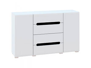 Комод 2Д 4Ш Б"янко Білий  Світ Меблів