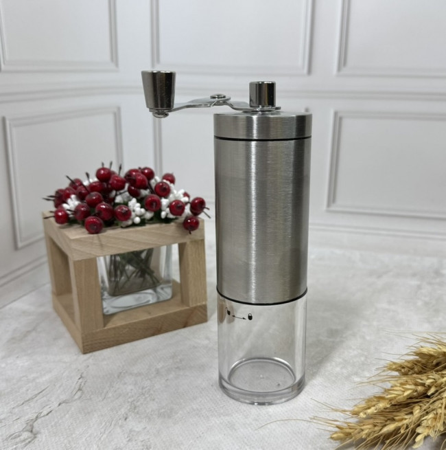 Ручна кавомолка Helios Модерн із нержавіючої сталі (6844), фото 1