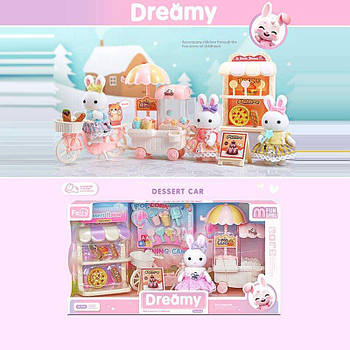 Ігровий набір меблів з флоксмовим звірком "Магазин" 6693A G-Rich