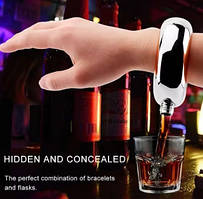 Браслет на зап'ястя / Фляжка для алкоголю / Місткість 100 мл / Подарунок / Сувенір / Прикол