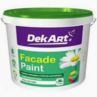 Фарба фасадна "Facade Paint" біла матова ТМ DekArt 12,6 кг