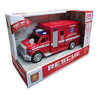 Іграшка машинка на батарейках "Швидка допомога", світло і звук, WY670A/B/C