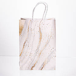 Набір подарункових пакетів з паперу 12 (шт. 15×8×21 см Білий HP-10359-22W