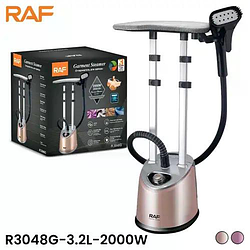 Відпарювач для одягу RAF R-3048G з потужністю 2000 Вт і об'ємом резервуара 3,2 л.