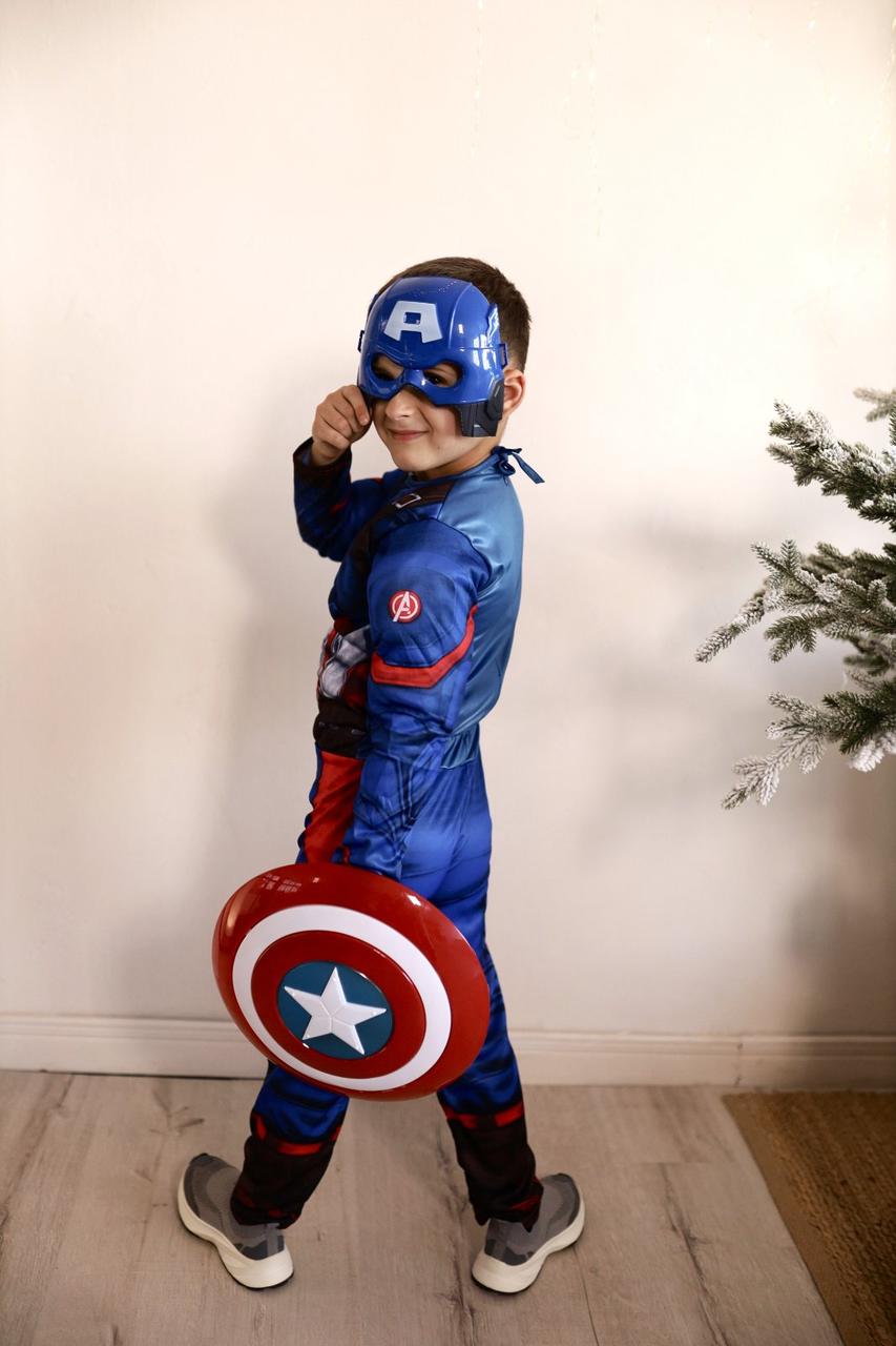 Костюм Капітан Америка для хлопчика з маскою Marvel, фото 1