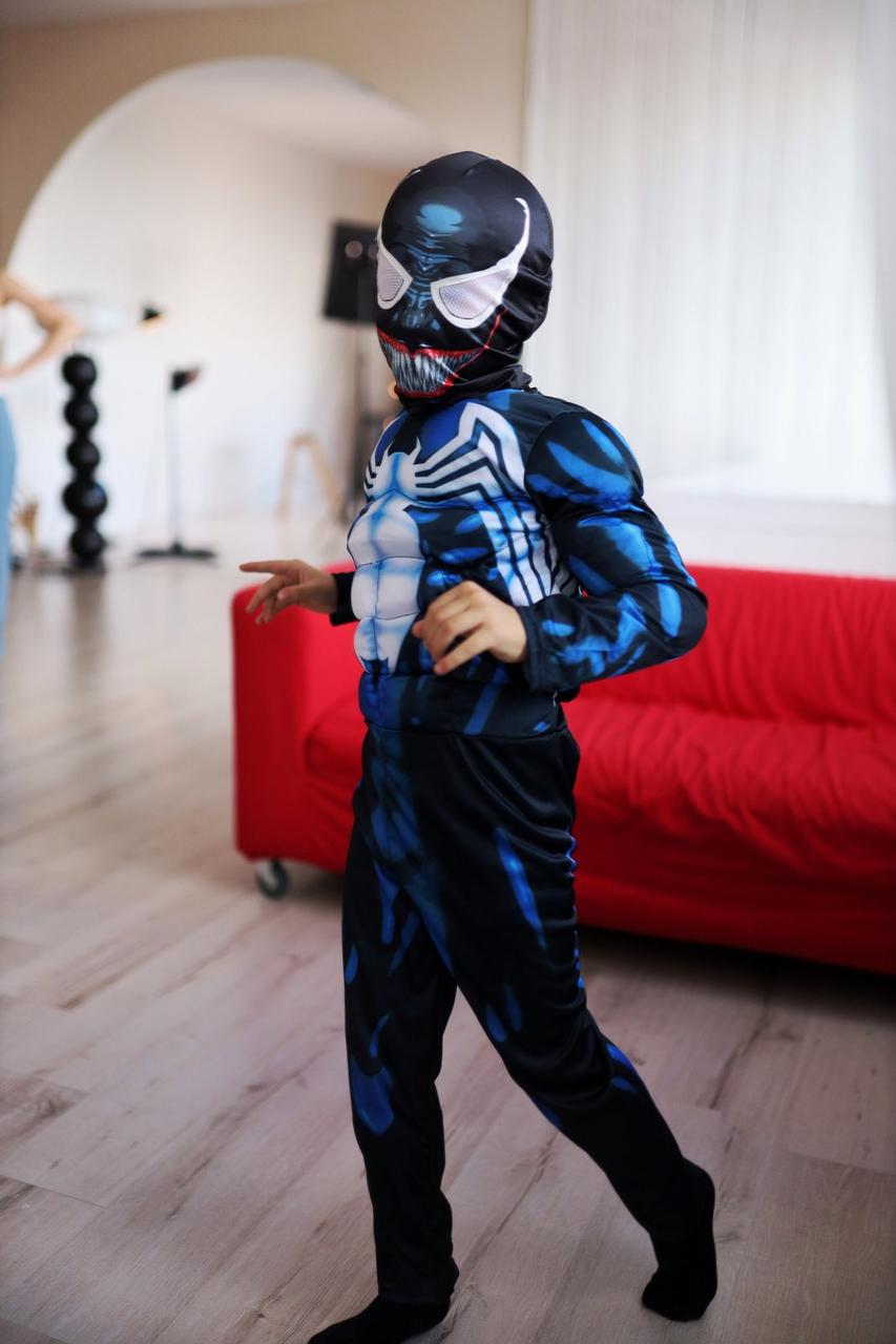 Костюм Веном для хлопчика об'ємний синій, фото 1