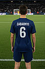 Дитяча футбольна форма PSG №6 Zabarnyi сезон 25/26 домашня темно-синя, фото 2