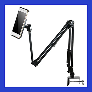 Гнучкий тримач пантограф універсальний на ліжко, стіл  для планшета, мобільного телефона, iPad Mini
