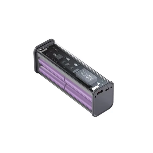 Корпус Power Bank DIY зі швидким заряджанням (22,5 Вт, 8x18650, 2xUSB, 1xTYPE-C PD)