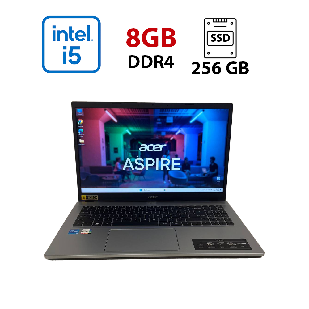 Ультрабук Acer Aspire 3 A315-59/ 15.6" (1920x1080)/ Core i5-1235U/ 8 GB RAM/ 256 GB SSD/ Iris Xe