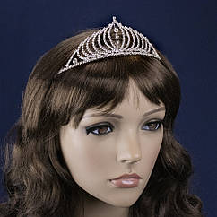 Діадема зі стразами металева 13836