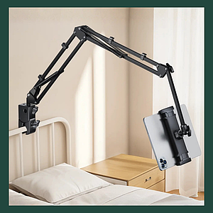 Універсальний тримач на стіл і трубу для планшетів, смартфонів довжиною 97 см / Гнучкий пантограф для телефона