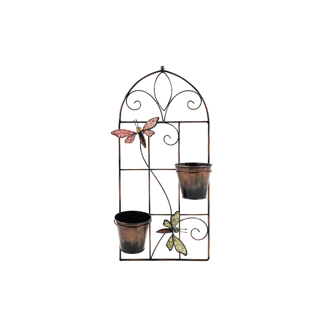 Декоративне підвісне панно з кашпо Engard Райські метелики (BF-23), фото 1