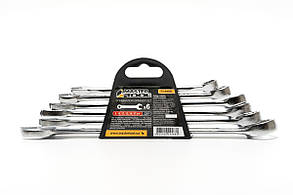 Ключі комбіновані MASTERTOOL MATT FINISH набір 6 шт (8/10/12/13/14/17 мм) CrV standard 71-9106