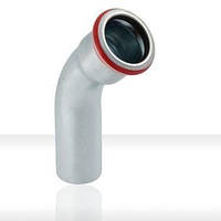 Geberit Mapress C-Stahl Коліно однорозетне 45 градусів fi 76.1 (20709)