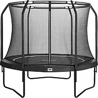 Садовий батут Salta Premium Black Edition з внутрішньою сіткою 6 футів 183 см