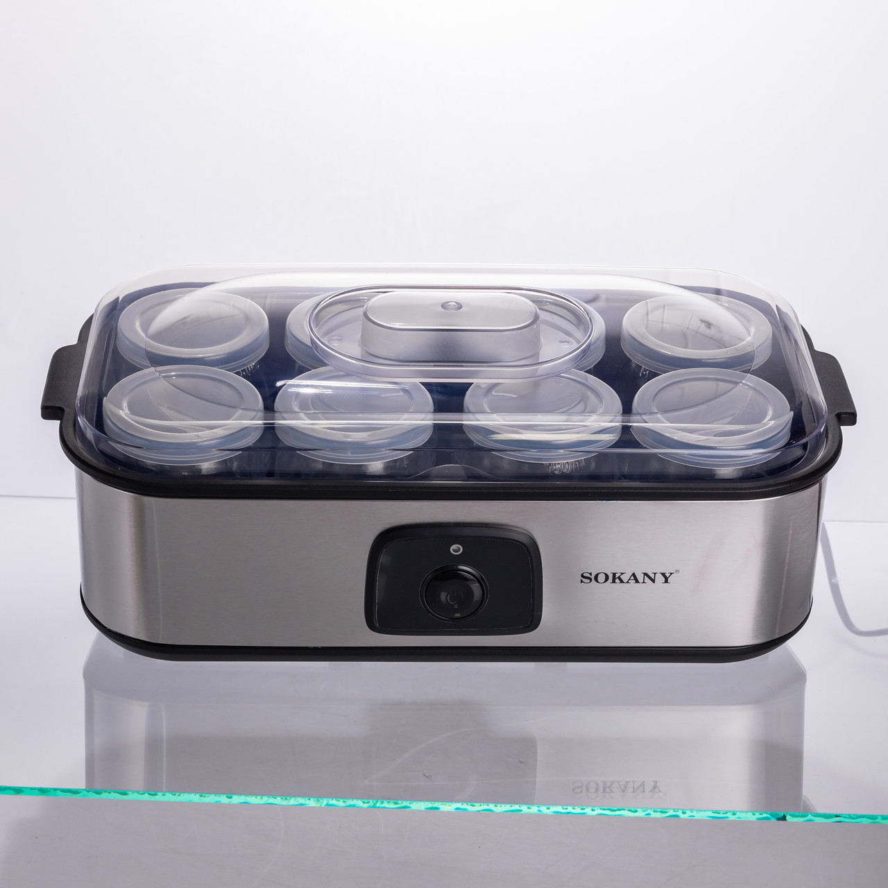 Йогуртниця електрична на 8 баночок по 180 (мл) 20 Вт SK-08109