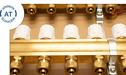 РОЗПОДІЛЬНИК Perfexim PHA-102 7 КОНТУРНИЙ.З НІПЕЛЯМИ PN10 (45MM)