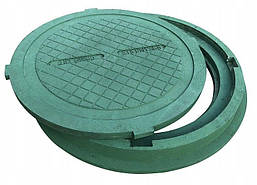 Кришка люка HD 80, септик, зелений полімер