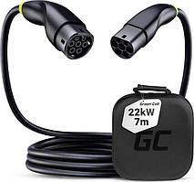 Green Cell EVKABGC02 Snap Type 2 22 кВт 7 м автомобільний кабель для зарядки