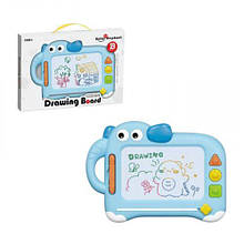 Дошка для малювання слоненя кольорова з печатками. кор.35*4,1*25 см.