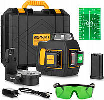 SMART365 Площина лазерна 3х360, 40м, зелений пульт, bluetooth