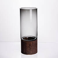 Ваза для квітів кругла скляна 25.5 (см) декоративна HP-19-162-2