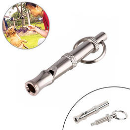 Свисток ультразвуковий для дресирування собак, регульований, метал - оригінал