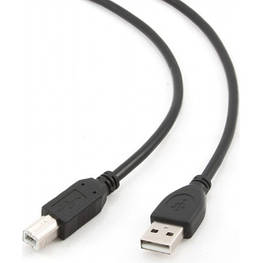 Кабель для принтера USB 2.0 AM/BM 3.0m Cablexpert (CCP-USB2-AMBM-10) - оригінал