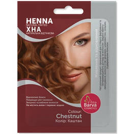 Хна Fito Barva Henna Natural Tinted Відтінкова Каштан 25 г (8908011049754) - оригінал