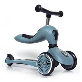 Самокат Scoot&Ride Highwaykick-1 Сіро-синій (SR-160629-STEEL) - оригінал