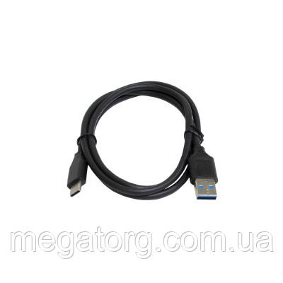 ORIGINAL! Дата кабель USB 3.0 AM to USB-C 1.0m black Patron (CAB-PN-USB3-TYPEC-1M) - Якість! Гарантія! MegaTorg.com.ua, фото 1